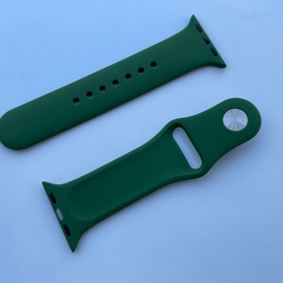 Other - Replacement Strap for iWatch Green Tone Silicon Rubber Band Size 38/40mm